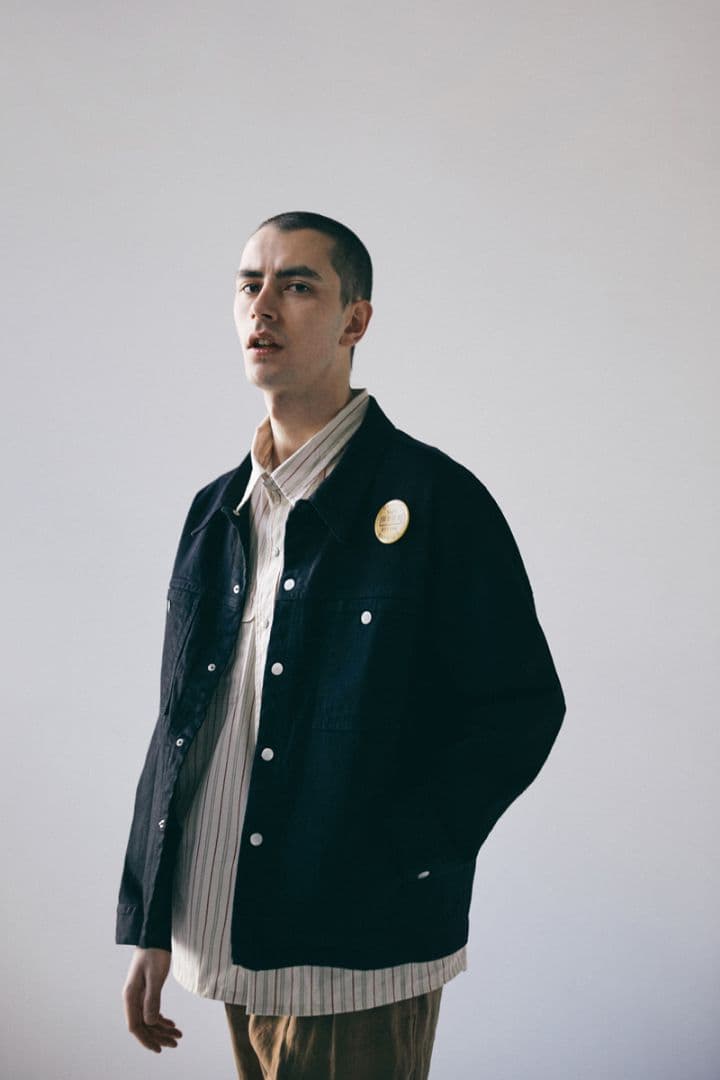 トップス comfortable reason BLACK DENIM JACKET