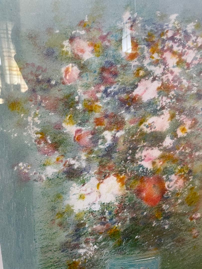 アンドレ・アングル リトグラフ「ブーケ」