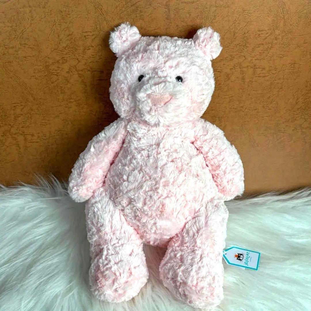 新品 ジェリーキャット レオラベア　テディベア　ピンク　ぬいぐるみ　L　袋付き