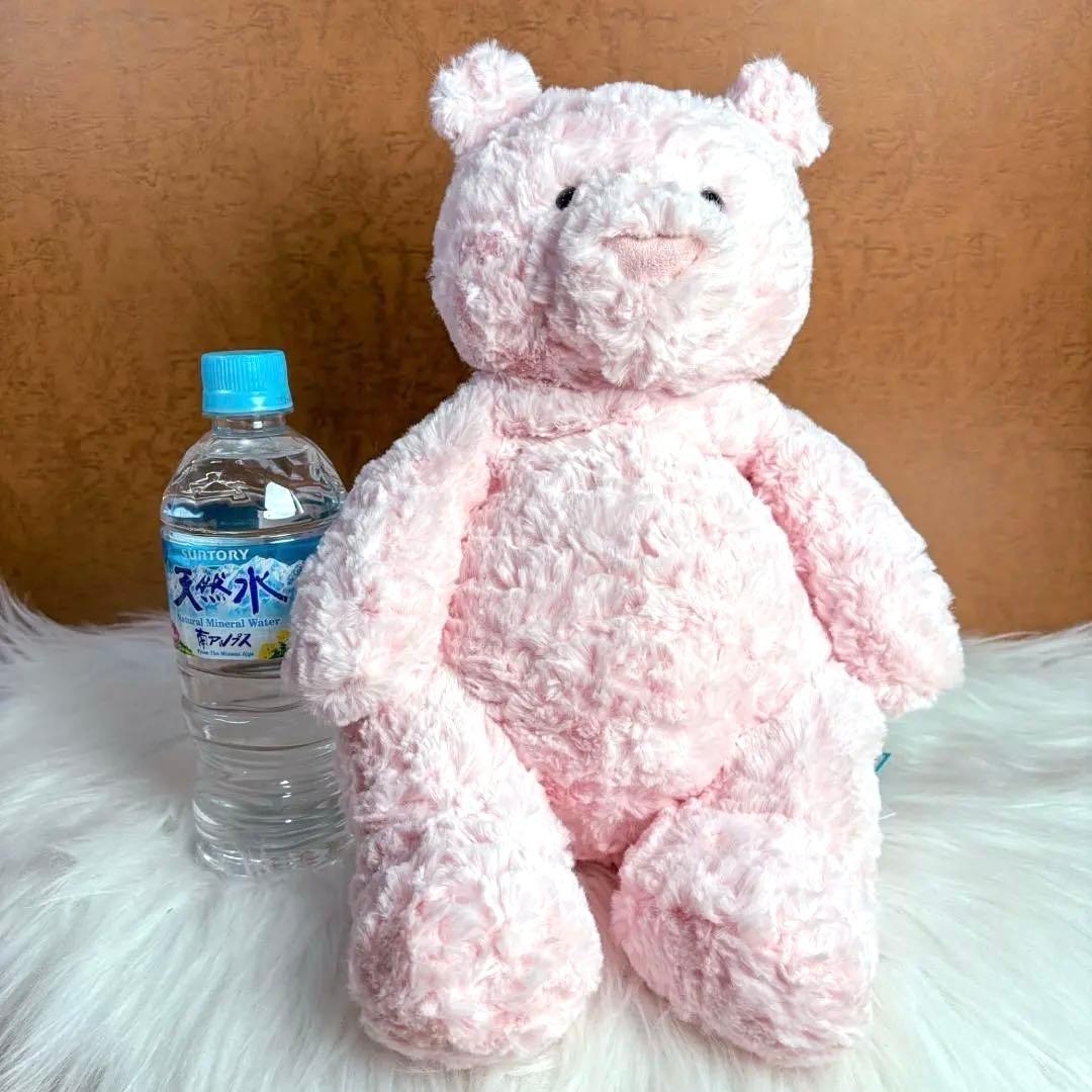 新品 ジェリーキャット レオラベア　テディベア　ピンク　ぬいぐるみ　L　袋付き