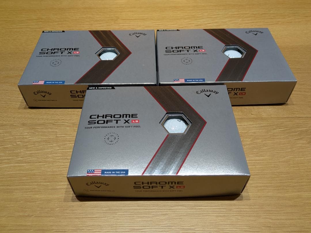 キャロウェイ　ゴルフボール　クロムソフトXLS（3ダース）新品