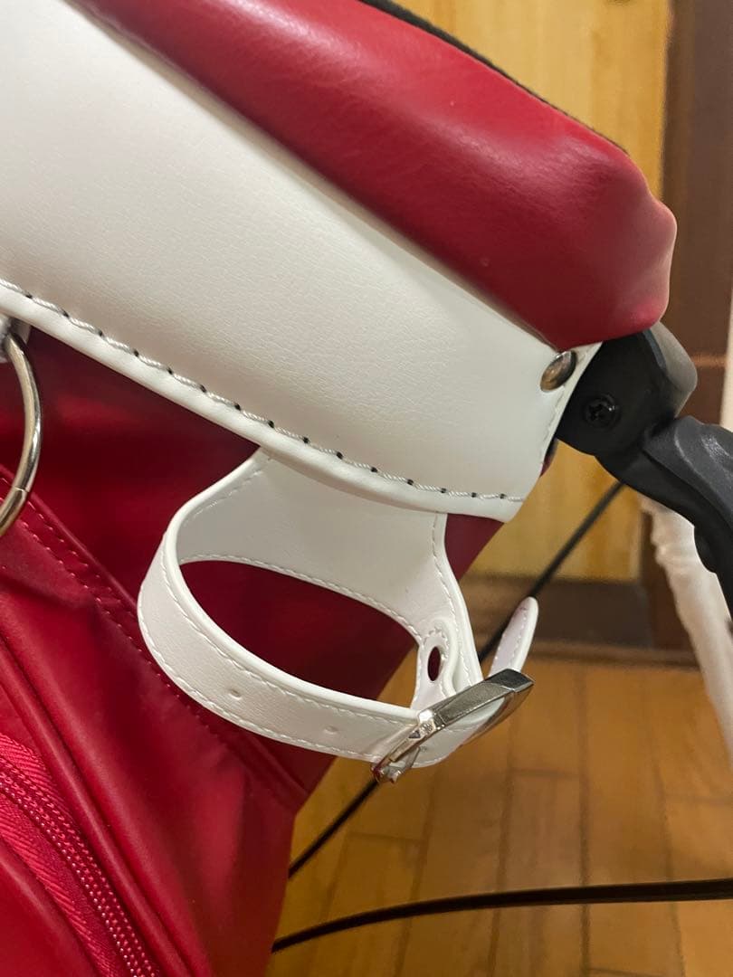 Yellow Lobster 赤 スタンド式キャディバッグ　イエローロブスター