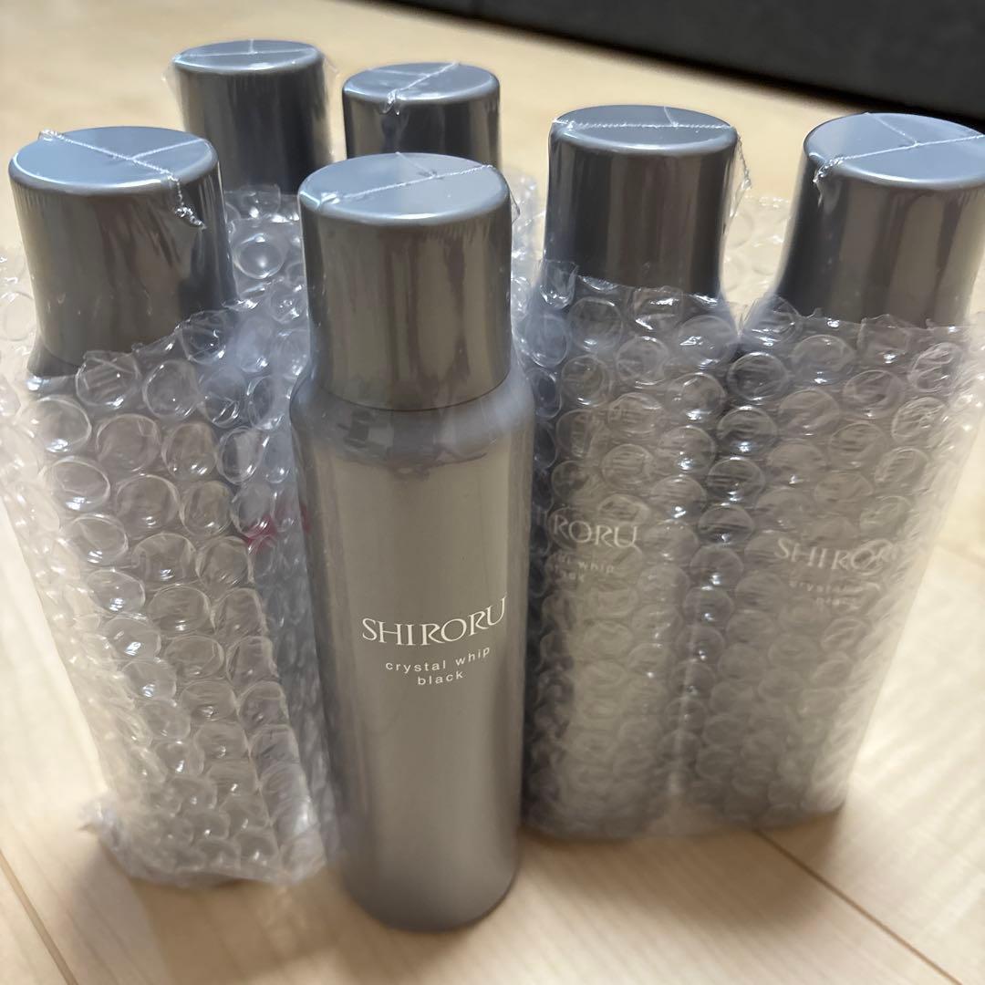 SHIRORU クリスタルホイップブラック120g ６本セット
