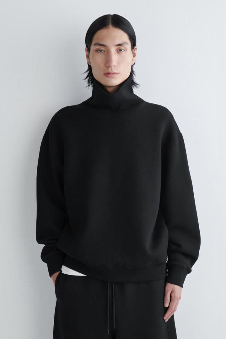 トップス COS SCUBA FUNNEL-NECK SWEATSHIRT
