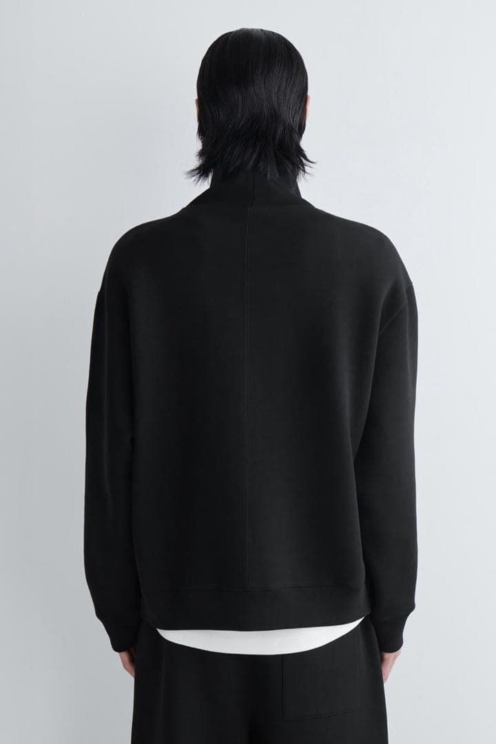 トップス COS SCUBA FUNNEL-NECK SWEATSHIRT