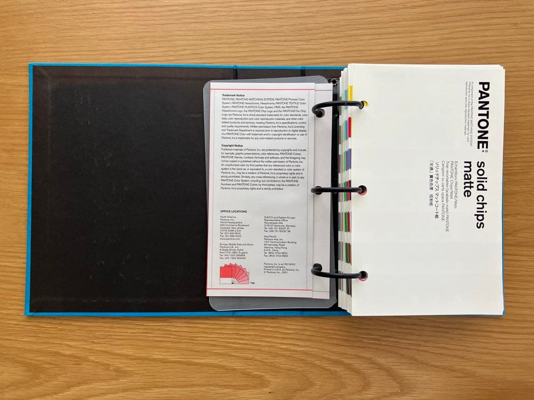 再値下げ【未使用】PANTONE色見本帳パントンソリッドチップ マット