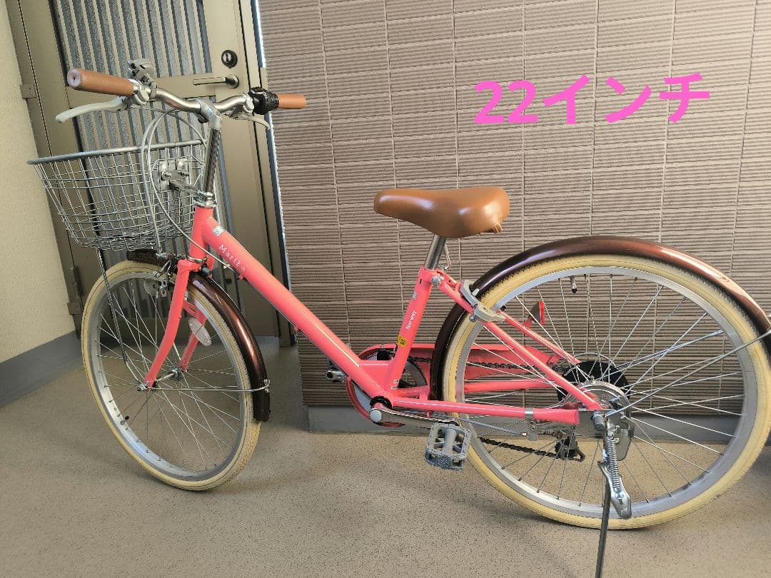 子供自転車　22インチ　シマノ6段変速