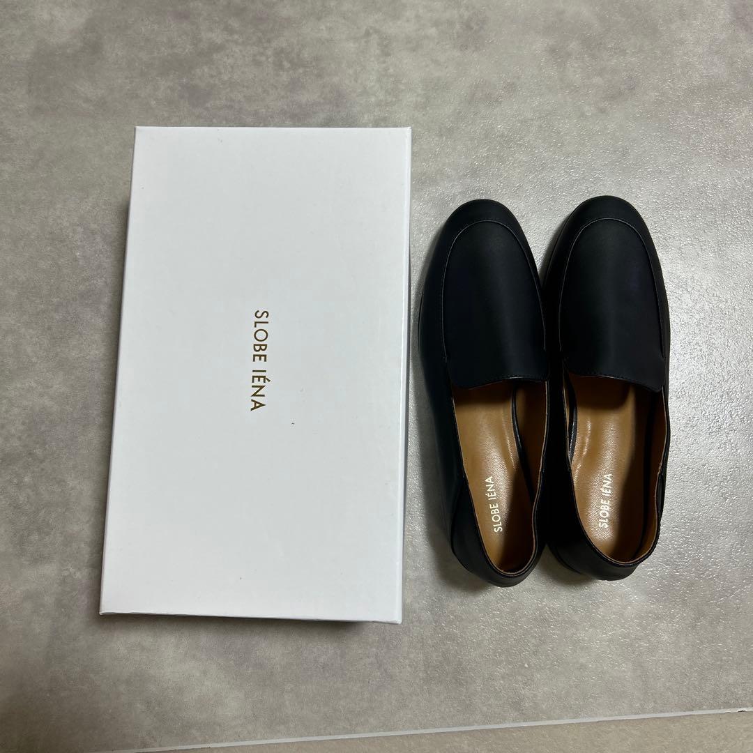 【未使用新品】スローブイエナ　ソフトローファー　ブラック　24cm