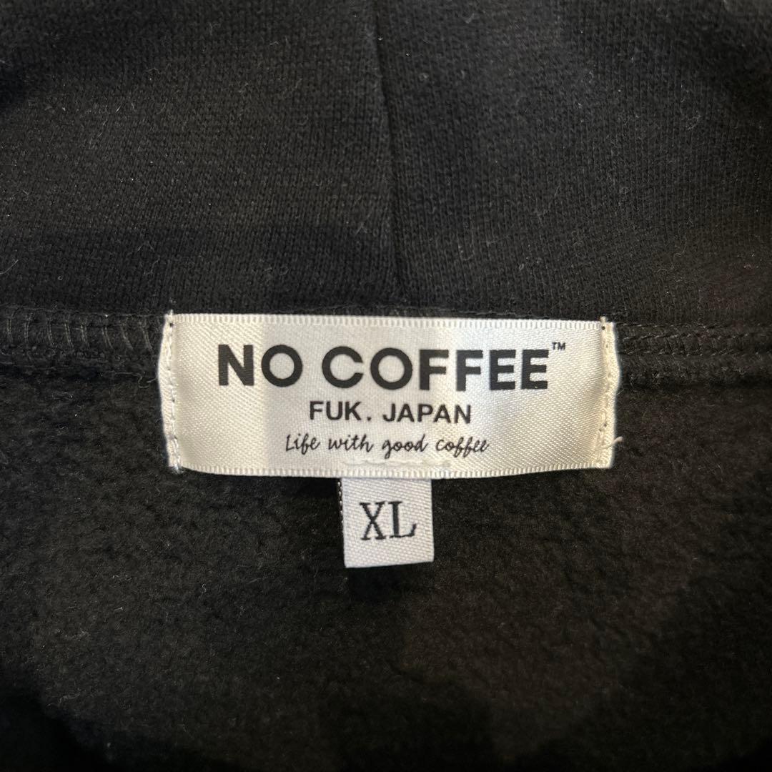 NO COFFEE × CLUBHAUS NO GOLF パーカー XL