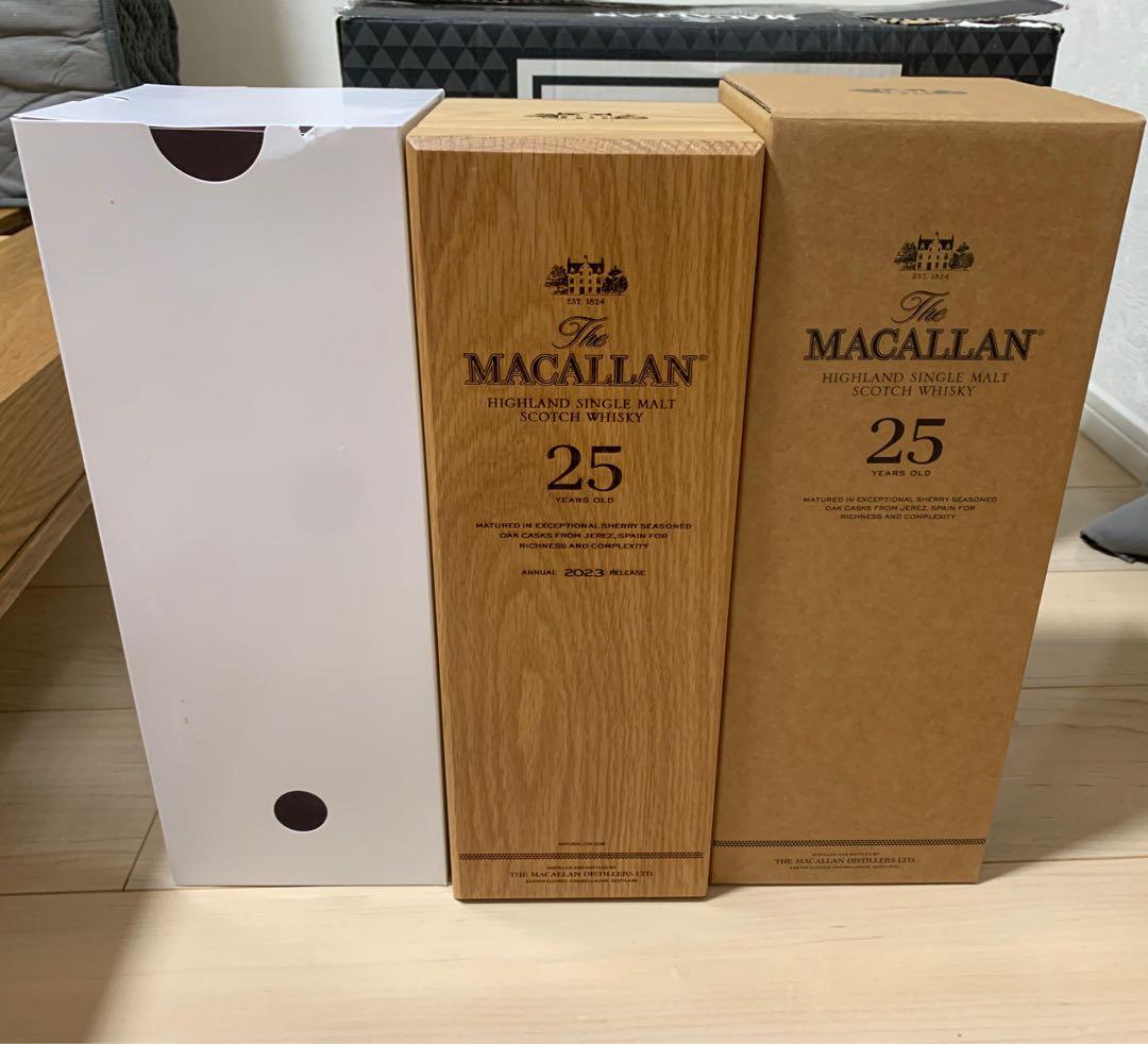 MACALLAN 25 リリース　2023年　化粧箱のみ　11個