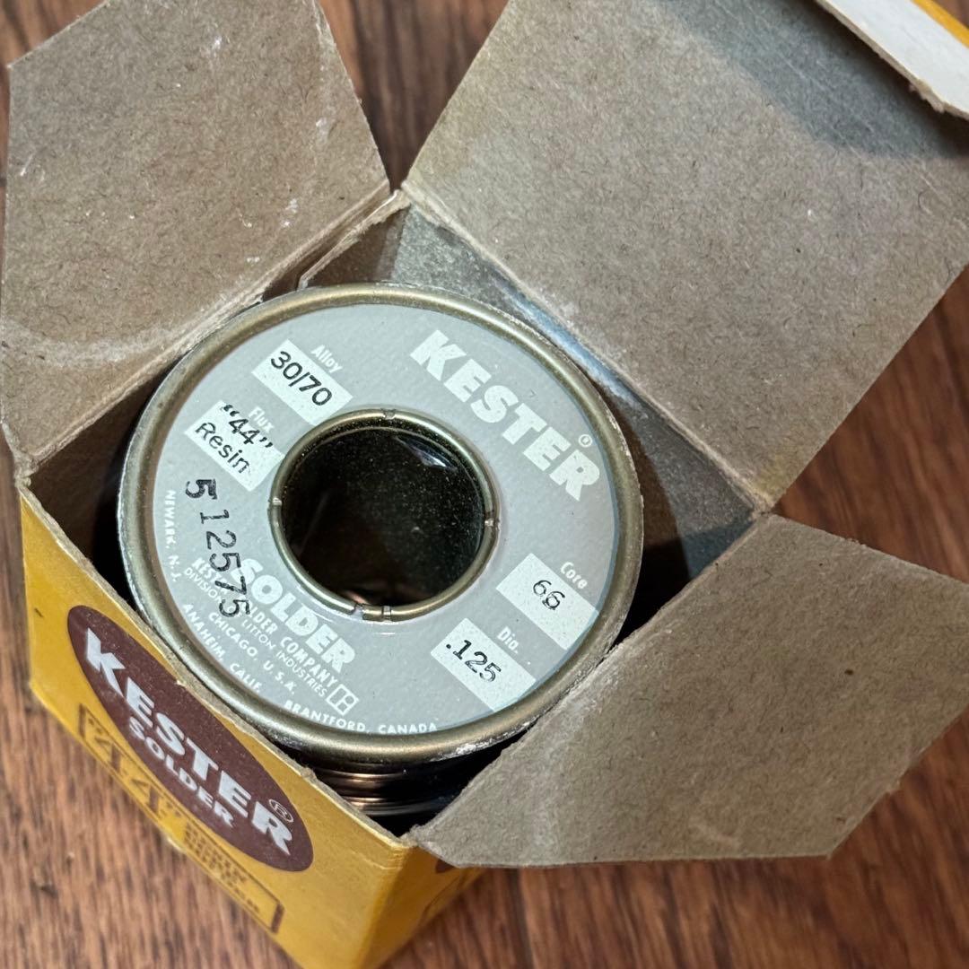 未使用デッドストック1960年代ハンダKester44インダストリアルライン1巻