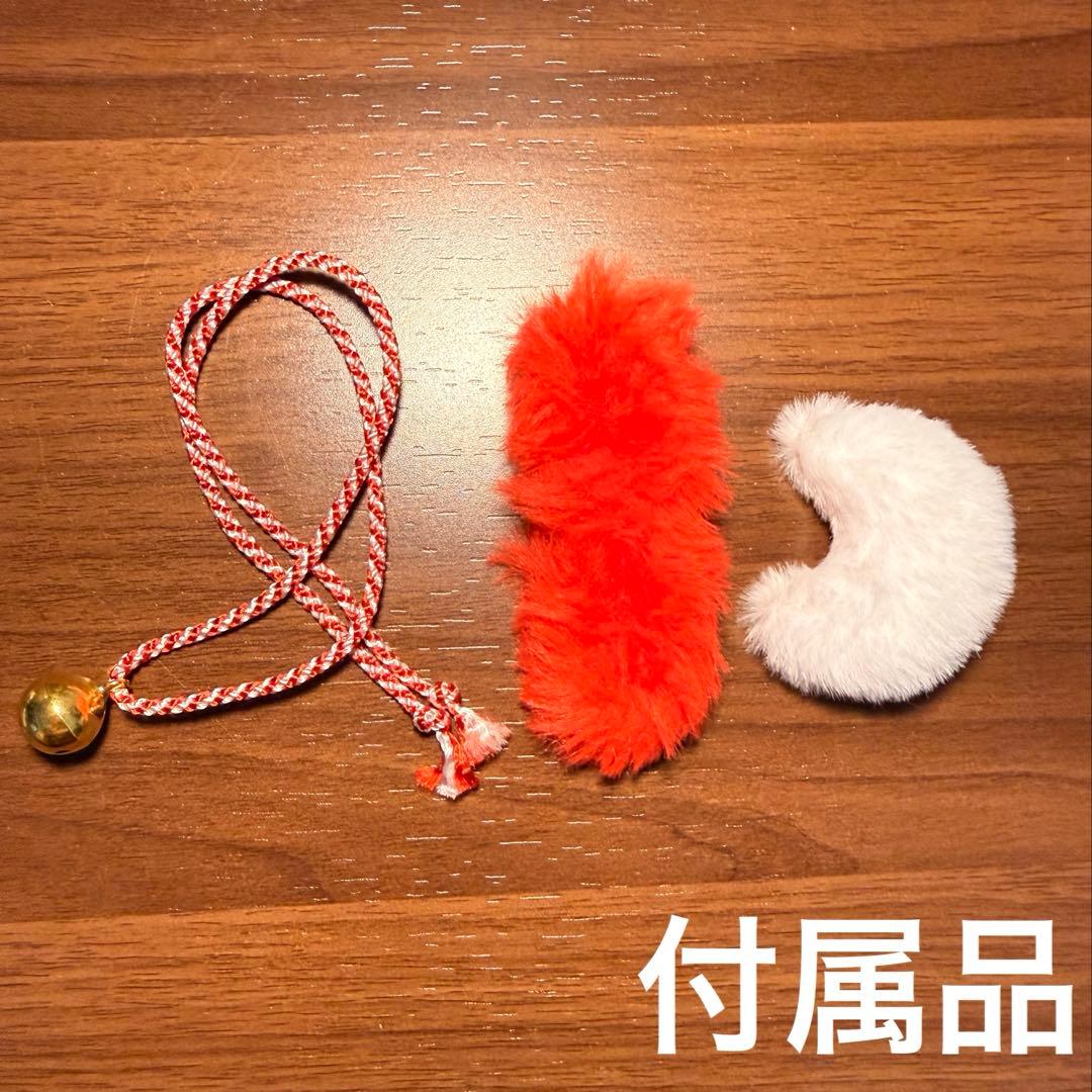 無属性ぬいぐるみ　約10cm 狐モチーフ