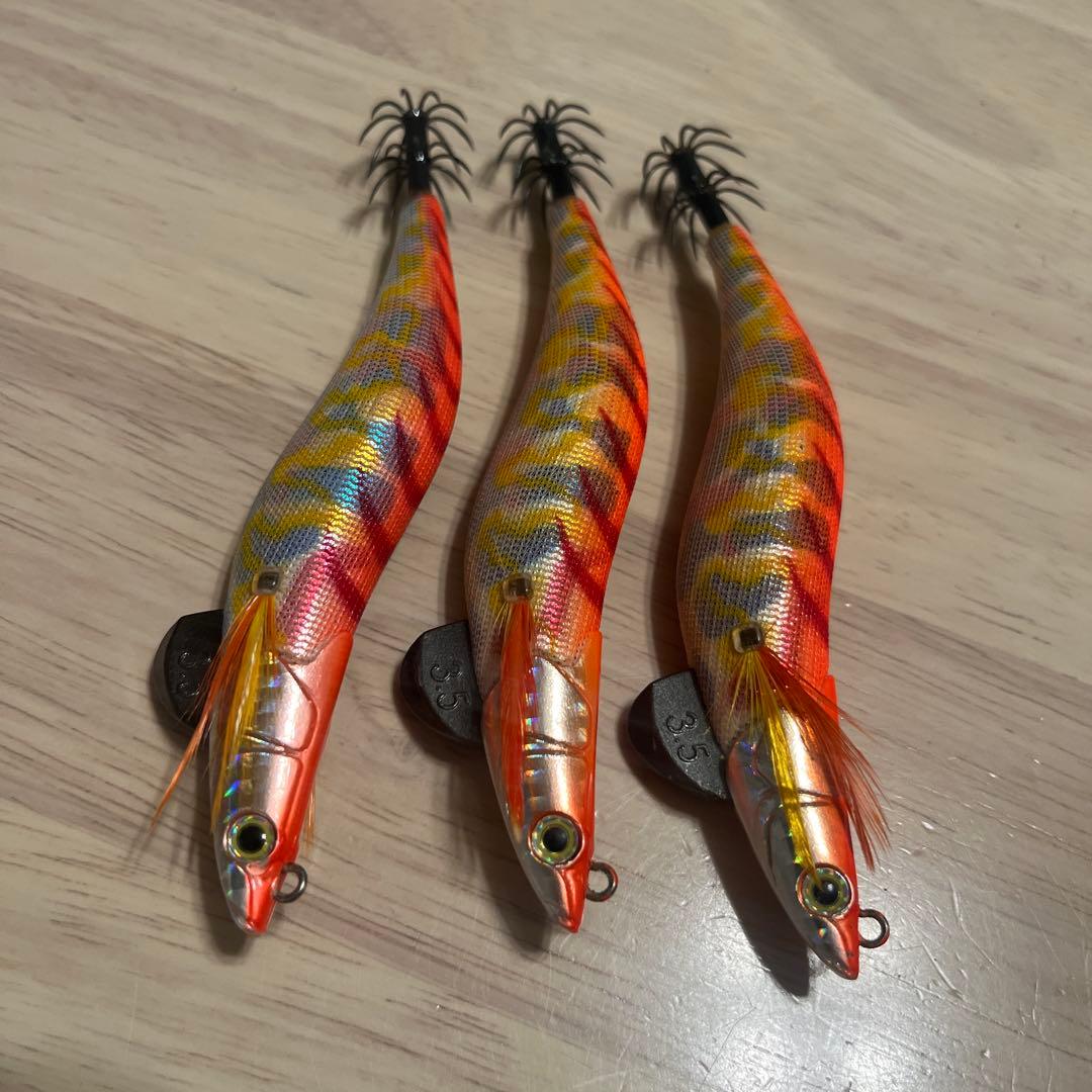 エギリー ダートマックス 3.5号 19g オレンジタイガーカモマーブル