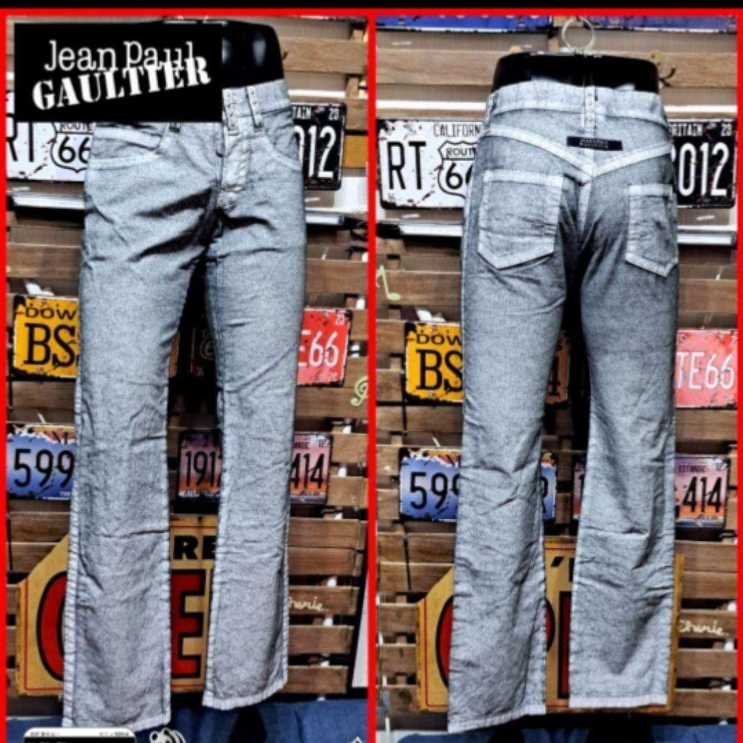 Jean Paul Gaultier コーティング加工　スタッズ　デニム　46