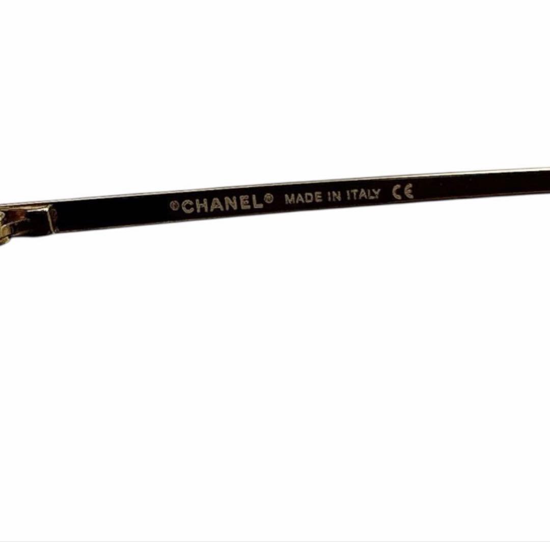 シャネル サングラス 4017-D ココマーク ラインストーン リムレス Y2K