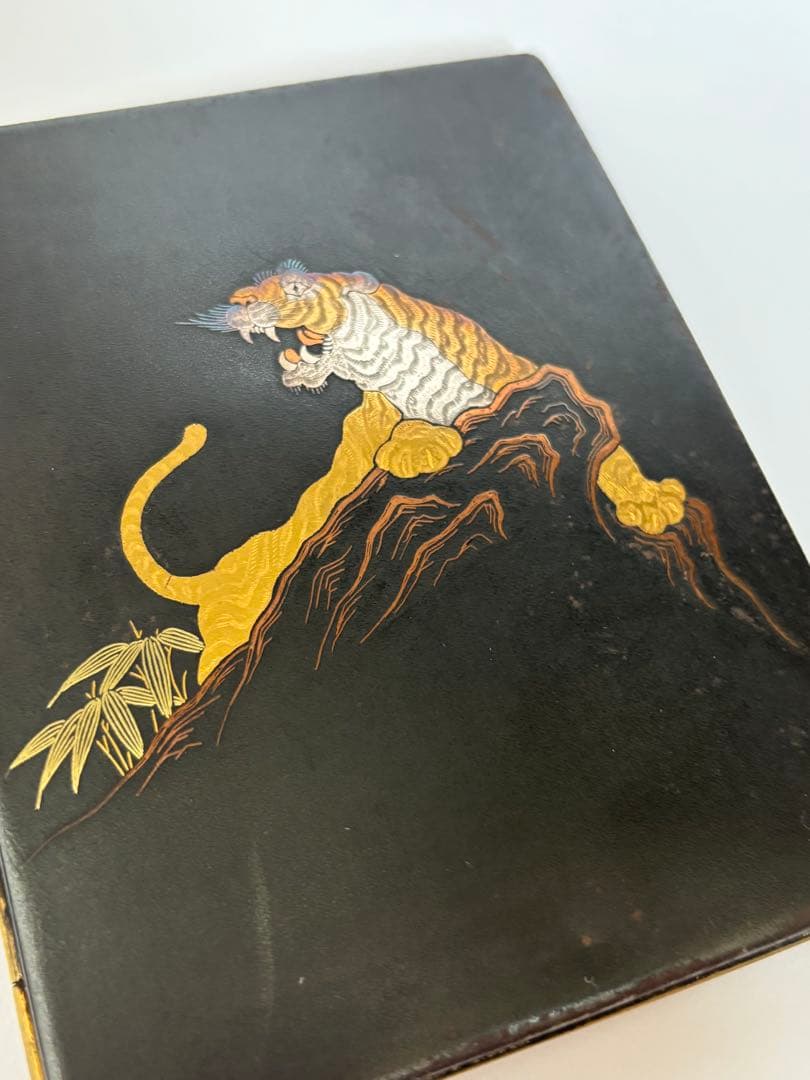 象嵌シガレットケース　明治期　里帰り品