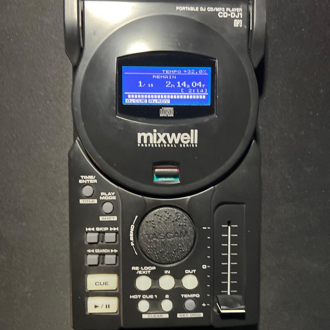 TASCAM CD-DJ1 CD/MP3プレーヤ- TT-M1　２台セット