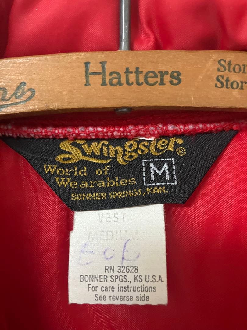 ヴィンテージ　swingster × GUMOUT レーシングベスト　USA製