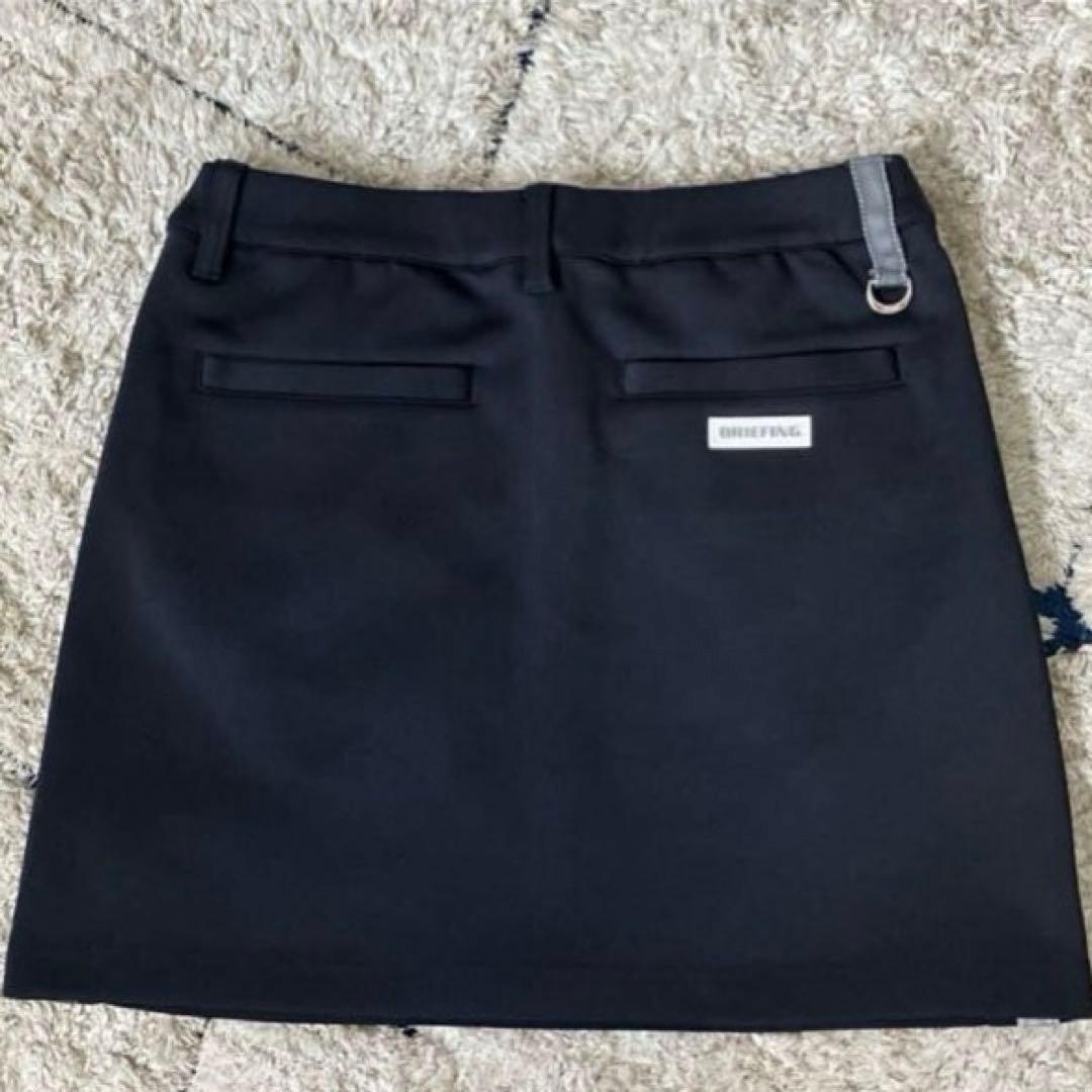 【美品✨】ブリーフィングゴルフ　スカート　ミニスカート　ラインロゴ　ストレッチS