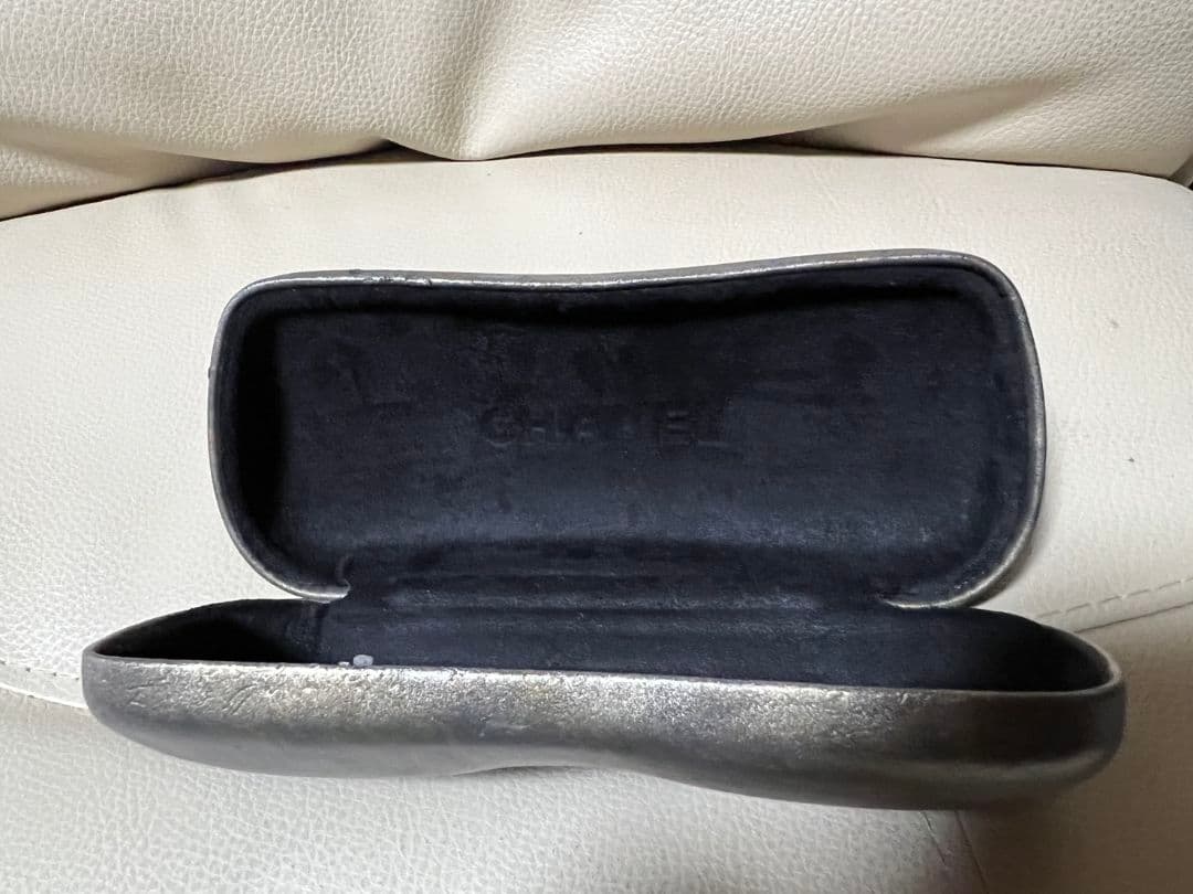 シャネル CHANEL 正規品 メガネフレーム 付属品付眼鏡 ブラウン ロゴ