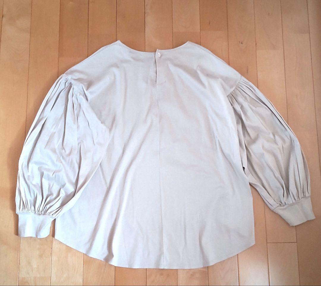 【新品】FITH　シルケットスムース ギャザー 長袖プルオーバー