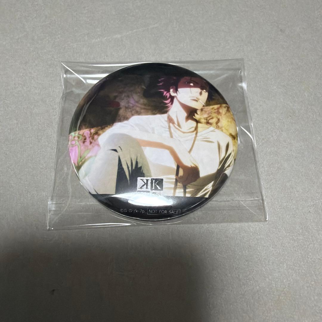 アニメガ　特典　缶バッジ　周防尊　K SEVEN STORIES