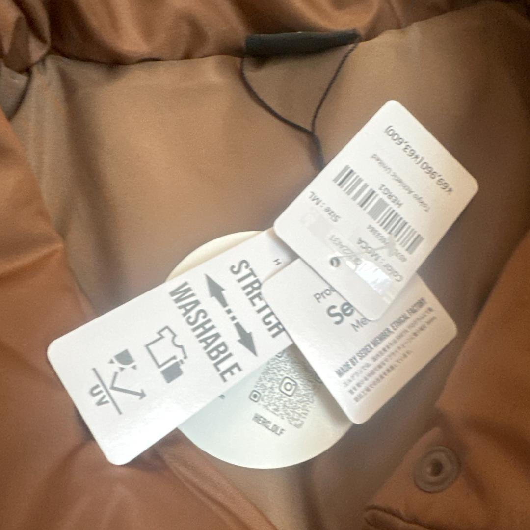 タグ付き　HERG1 エルグワン 　ロングダウンコート