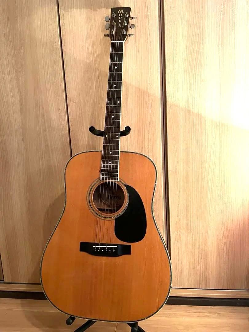 Morris W-35 ビンテージ アコースティックギター 国産 ケース付
