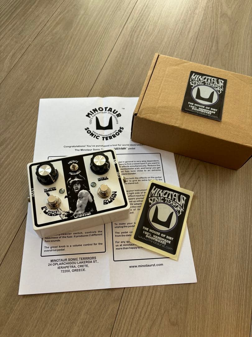 ギター Minotaur Sonic Terror Fuzz and Burn