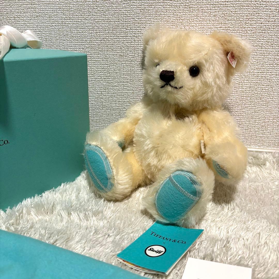新品未使用タグ付き✨シュタイフ　ティファニー　テディベア　クリスマス限定
