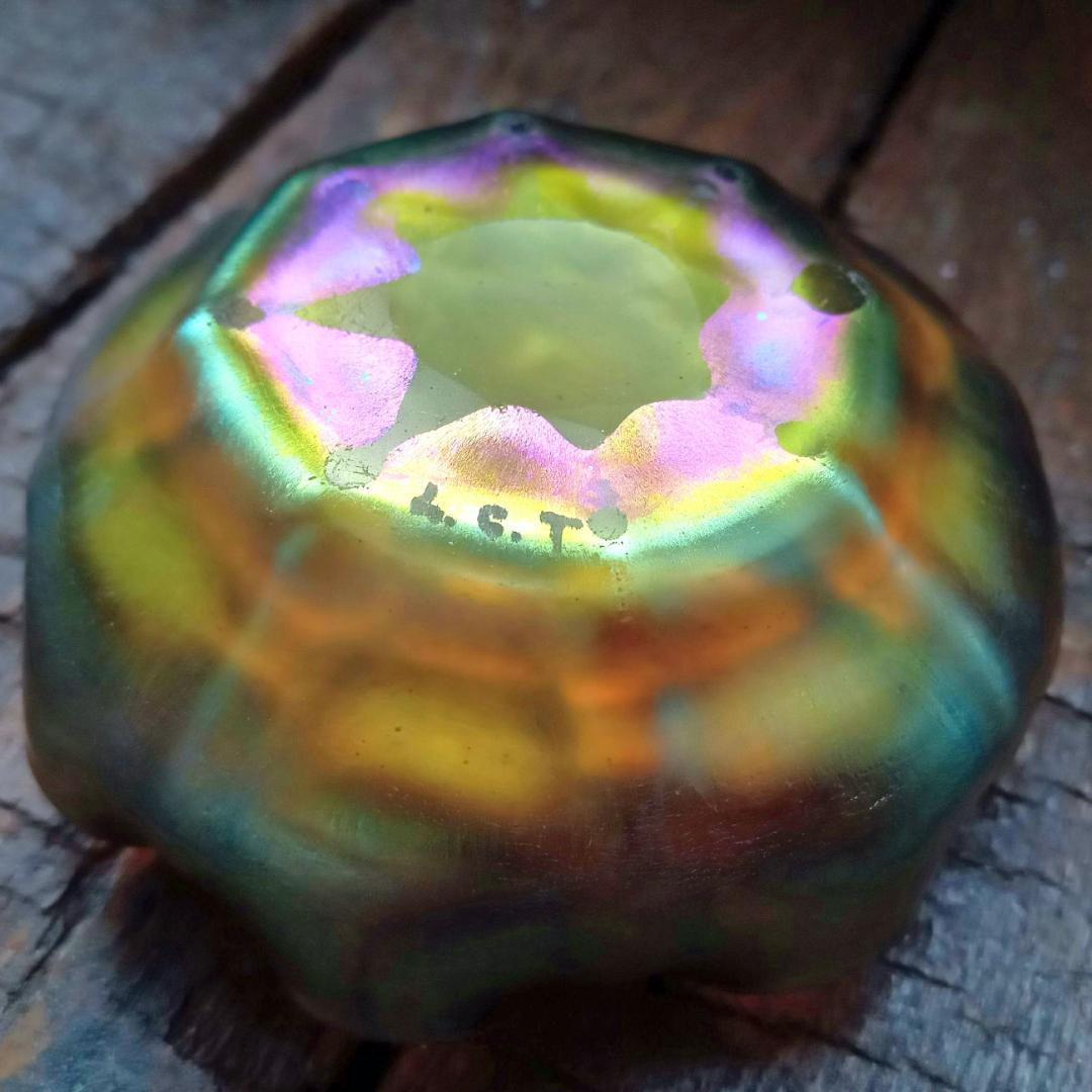 ルイスCティファニー ソルトセラー ファブリルガラス おうち美術館にq47