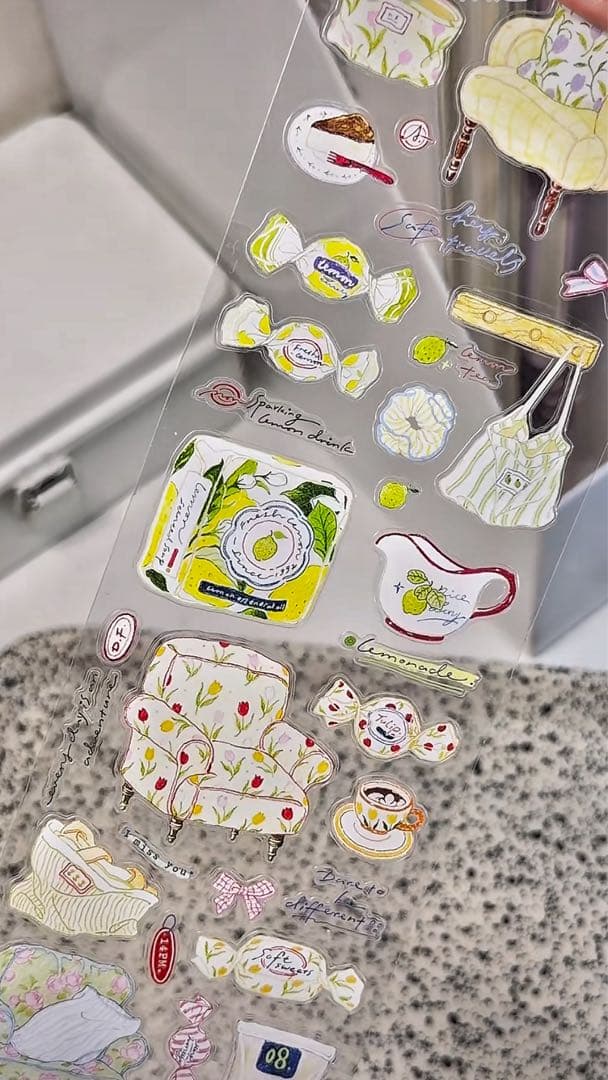 【9349】海外　5m巻　PETカッティングマスキングテープ　小物　家具　生活