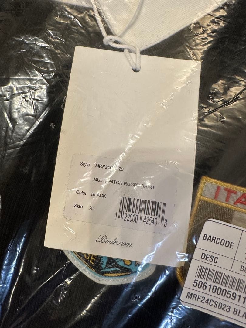 ウェア BODE MULTI-PATCH RUGBY SHIRT