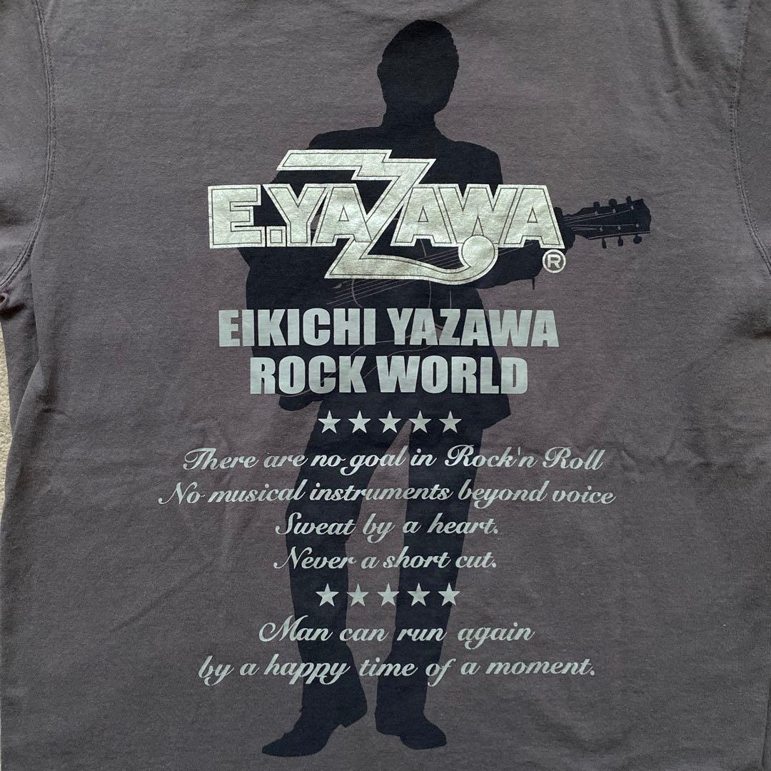 希少　E.YAZAWA シルエットロックワールド Tシャツ グレー