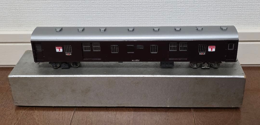 天賞堂 軽量客車 オユ12 郵便車 ぶどう色2号 国鉄 HO