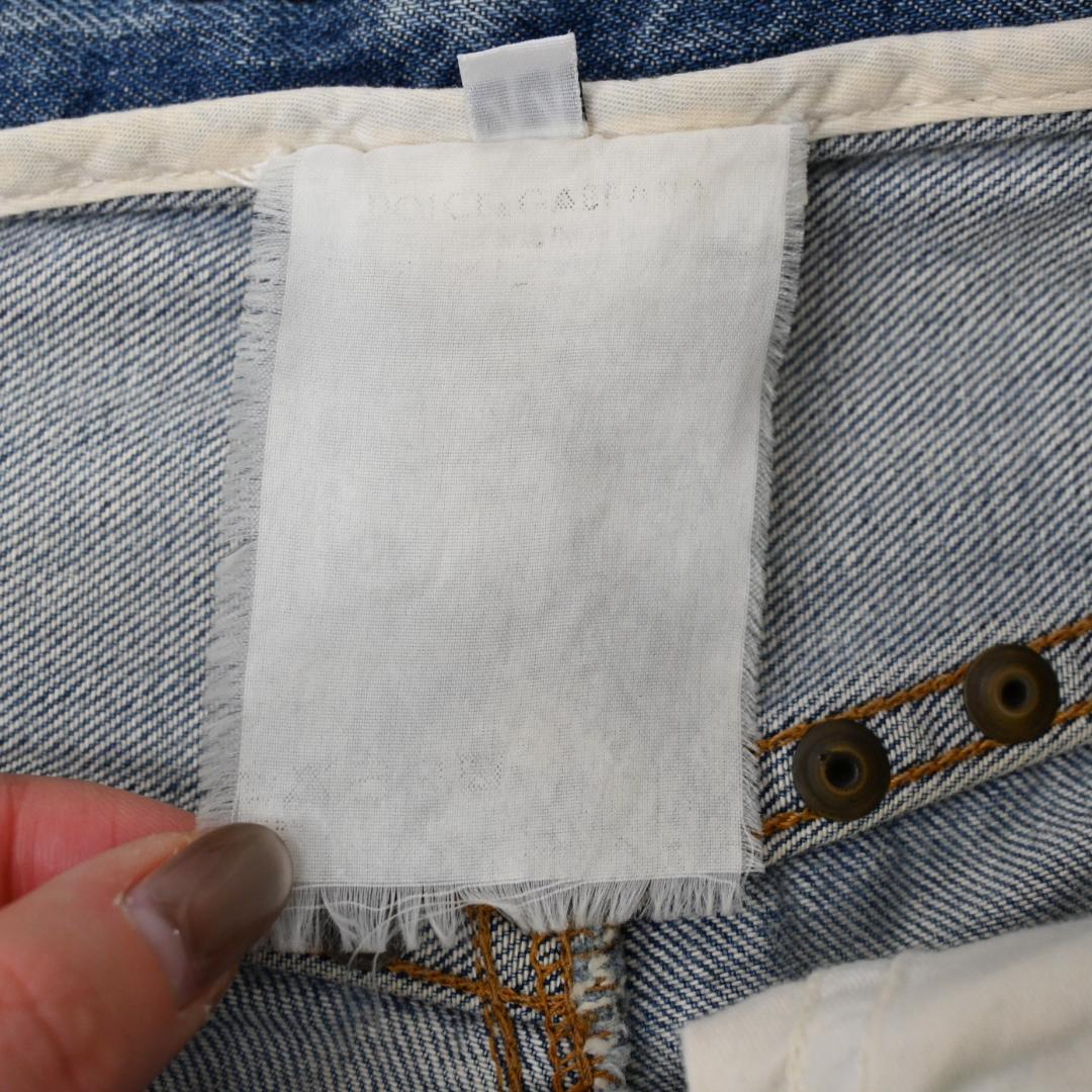 ■ DOLCE&GABBANA スタッズ Y2K 虎刺繍 ジーンズ 48286*