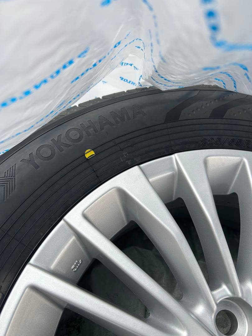 YOKOHAMA 225/65R17 トヨタ純正アルミホイール 4本セット