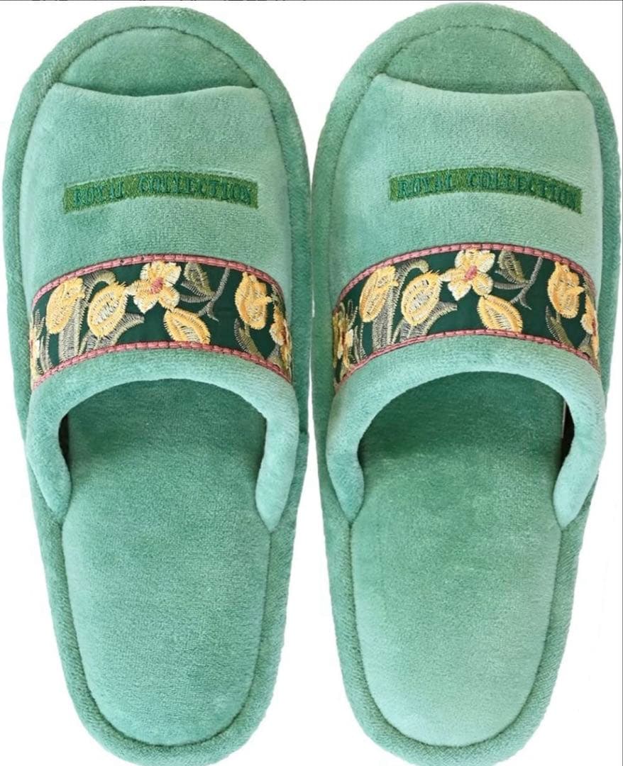 トイレマット 4点セット 日本製 オカ ロイヤルコレクション アーツ グリーン