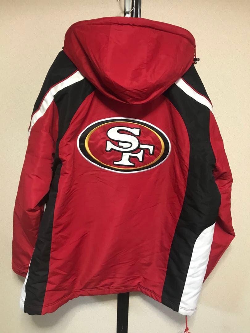 NFL サンフランシスコ49ers フード付きジャケット XL