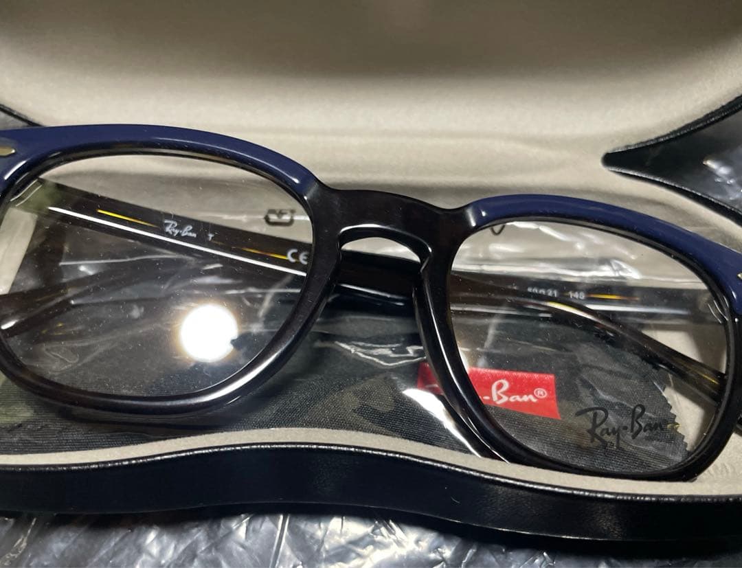 [レイバン]メガネ RX5398F HAWKEYE BLU ON HAVANA