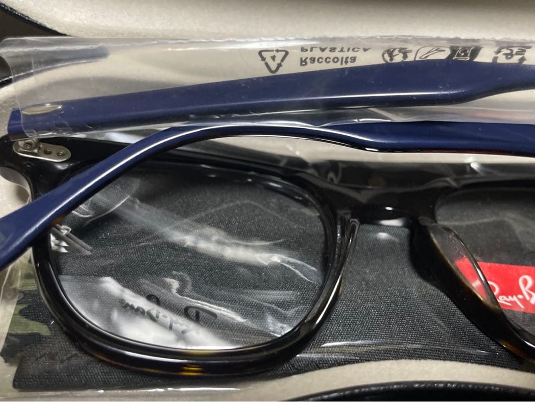 [レイバン]メガネ RX5398F HAWKEYE BLU ON HAVANA