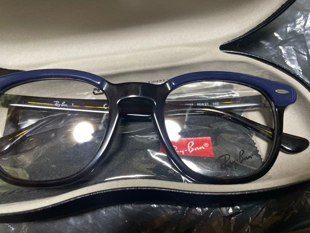 [レイバン]メガネ RX5398F HAWKEYE BLU ON HAVANA