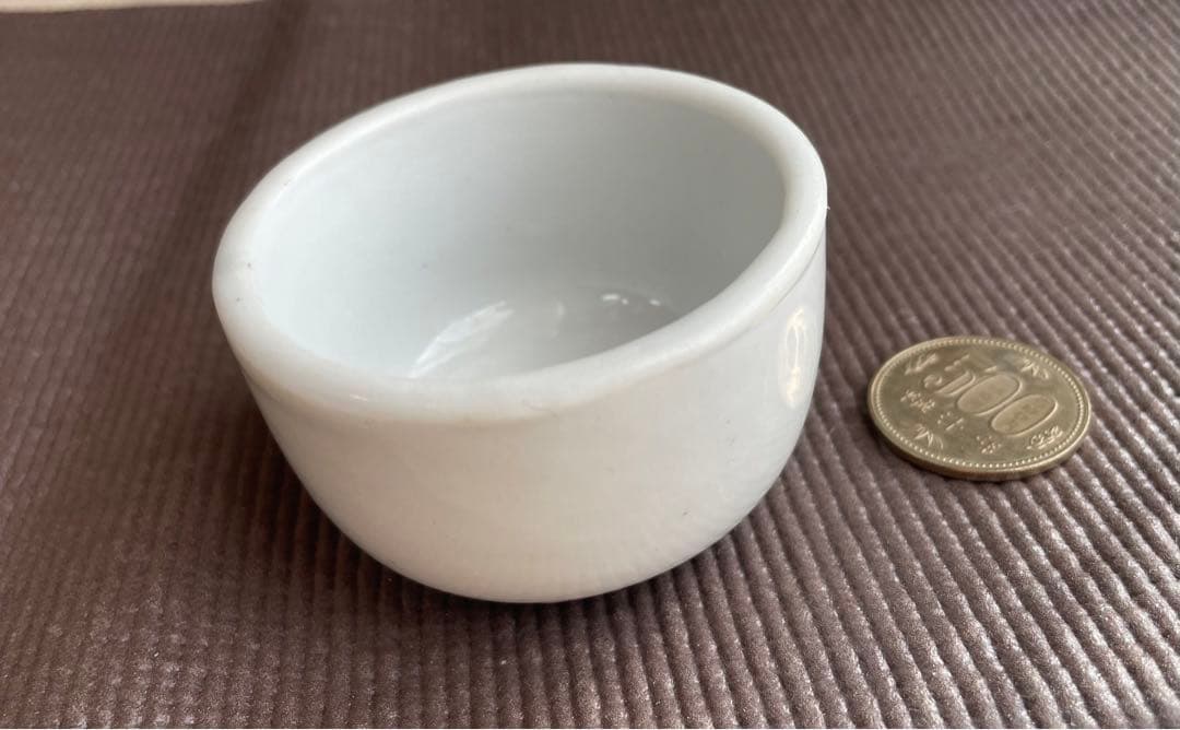 李朝　白磁　ぐい呑　分院　アンティーク