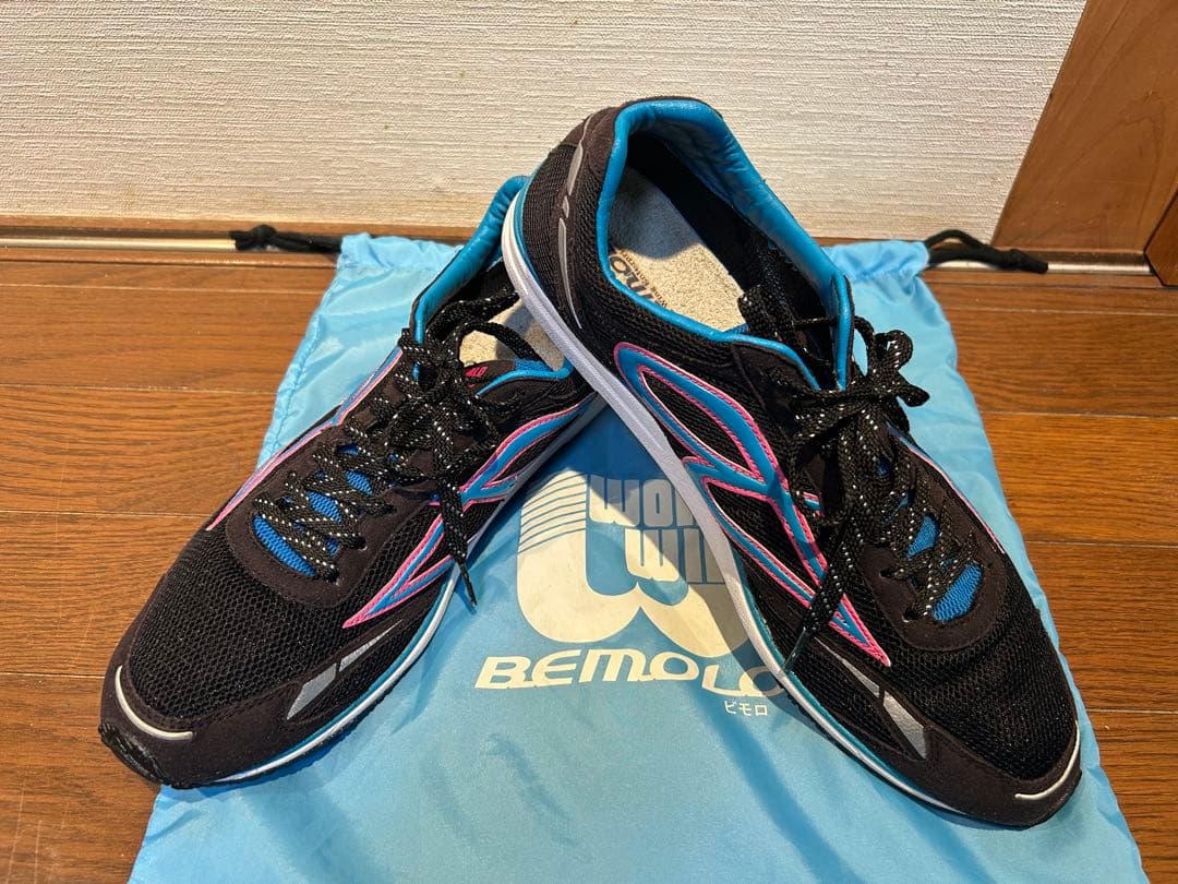 ビモロシューズ 28.0cm ブラック 屋内使用のみ（シューズ袋付き）