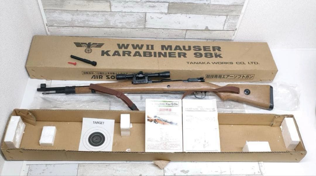 宮*内様 J90 タナカ モーゼル kar98k bnz ボルト ライフル ガス