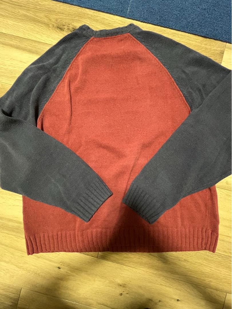 トップス STUSSY COLORBLOCKED RAGLAN KNIT CREW L