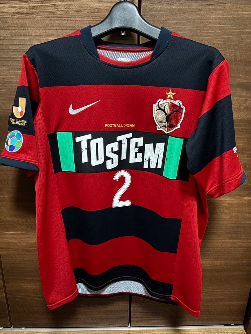 鹿島アントラーズ　2008 ホームユニフォーム　内田篤人　Sサイズ