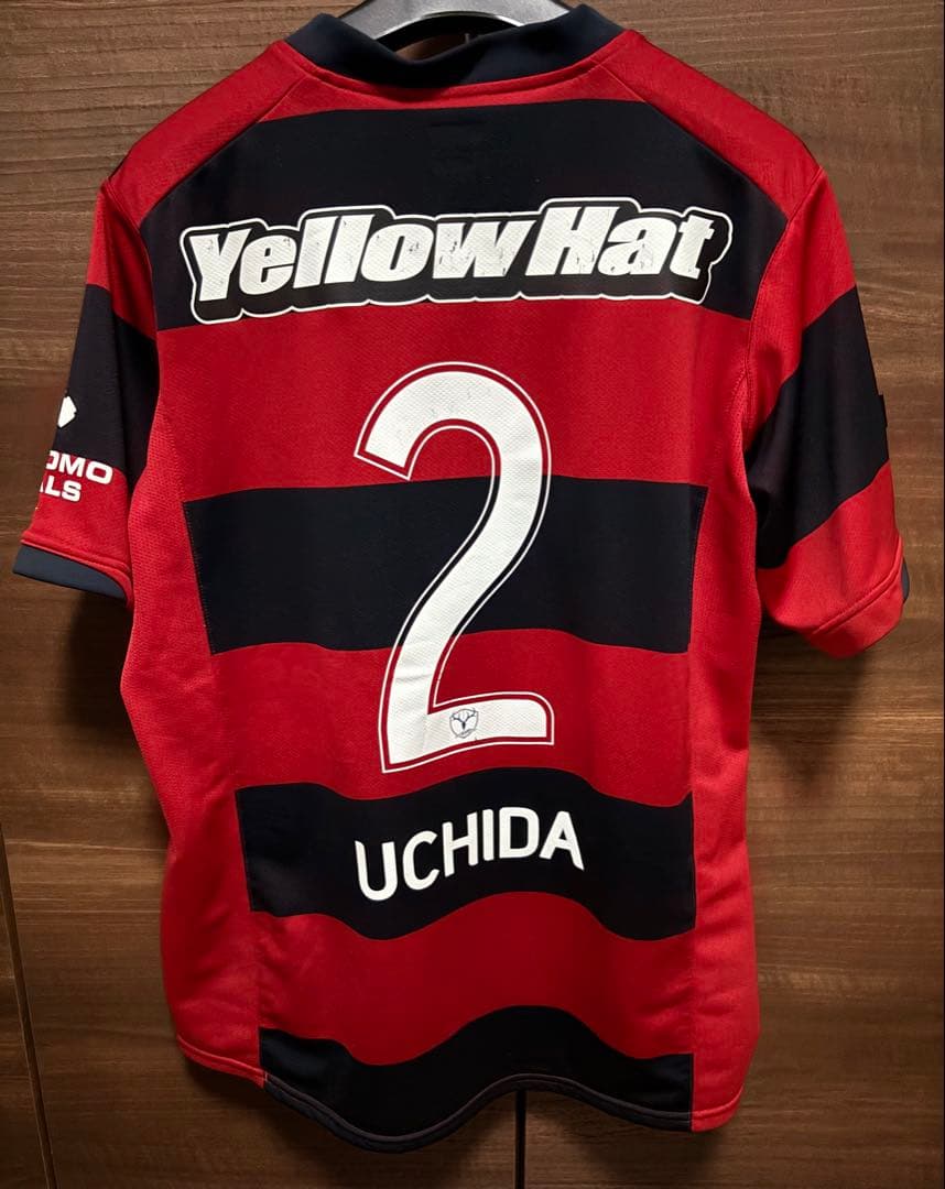 鹿島アントラーズ　2008 ホームユニフォーム　内田篤人　Sサイズ