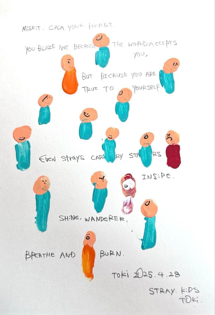 T*y様 額装付 TOKI STRAY KIDS #137