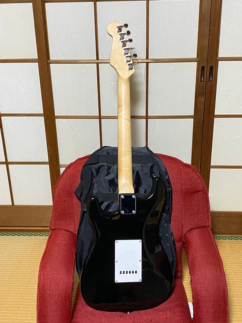 【動作確認済】SELDER エレキギター ストラトキャスタータイプ ブラック